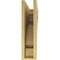 Ekena Millwork 5"W x 20"D x 20"H Thin Mayflower Rough Cedar Woodgrain TimberThane Corbel, Primed Tan CORUR05X20X20MAYRCPR - alternate 3